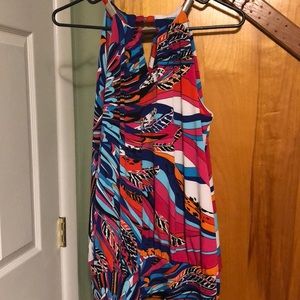 Loose and stretchy dressy tank